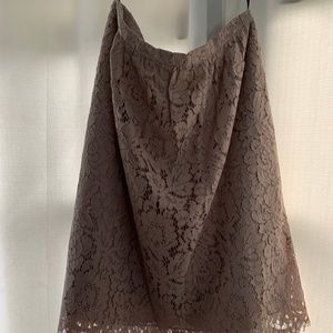 Jenny Yoo Mink Grey Lydia Skirt